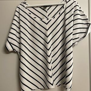 Kenneth Cole Chevron Blouse